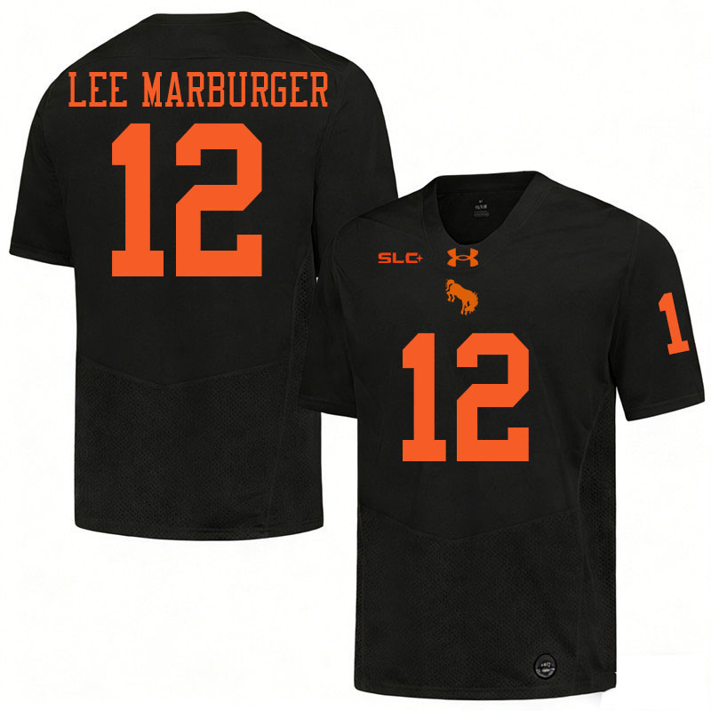 UT Rio Grande Valley Vaqueros #12 Eddie Lee Marburger College Football Jerseys,Uniforms-Black